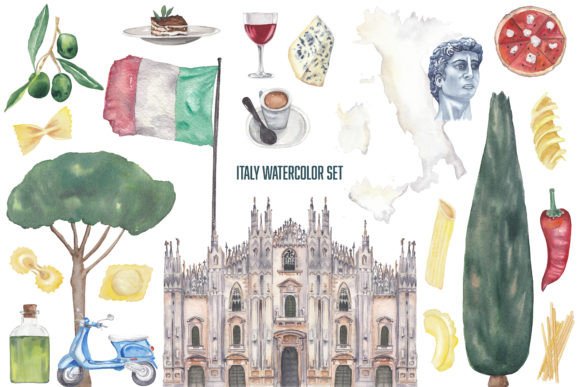 Italy Watercolor Set Png Clipart: A Handmade Business Review for Real Crafting Projects