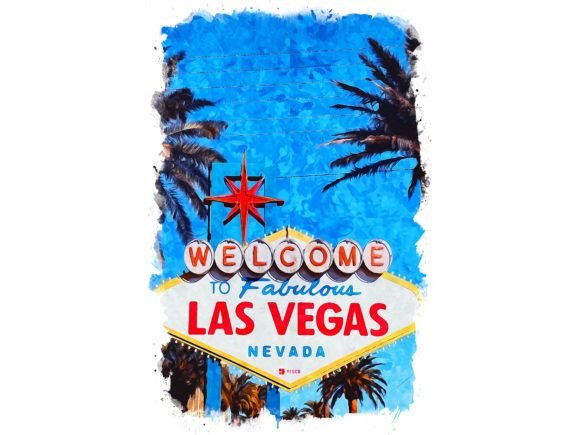 Las Vegas US Watercolor Illustrations for Creative Sellers