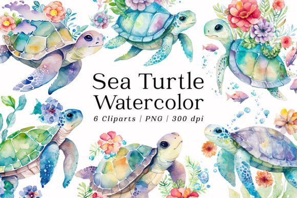 Sea Ocean Turtles Watercolor Clipart: A Designer’s Real-Use Review