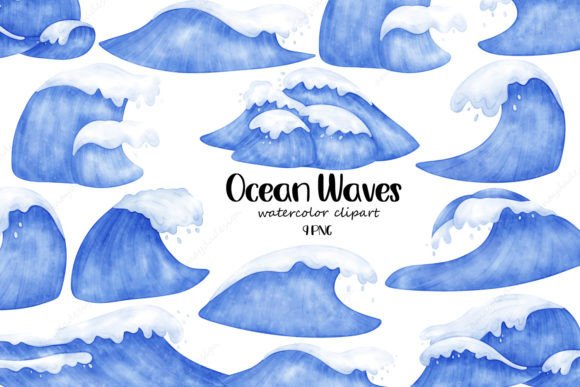 Watercolor Ocean Waves Illustrations: A Visual Designer’s Review for Content Publishers