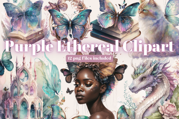 Watercolour Purple Academia Clipart: A Designer’s Real-World Review for Branding & Creative Projects